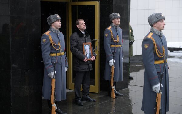 Cerimônia de despedida do embaixador russo na ONU, Vitaly Churkin - Sputnik Brasil