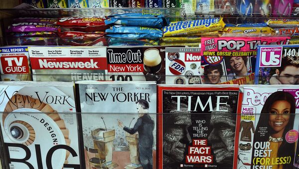 Maiores revistas e tabloides norte-americanos - Sputnik Brasil