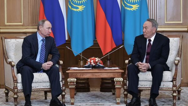Visita de trabalho do presidente russo Vladimir Putin ao Cazaquistão - Sputnik Brasil