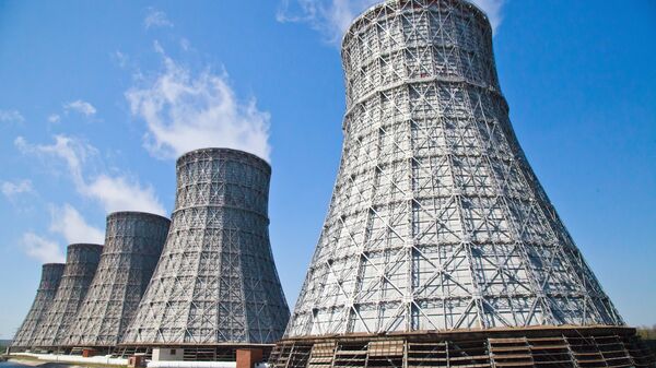 Terceiro e quarto reatores da usina nuclear russa Novovoronezhskaya - Sputnik Brasil
