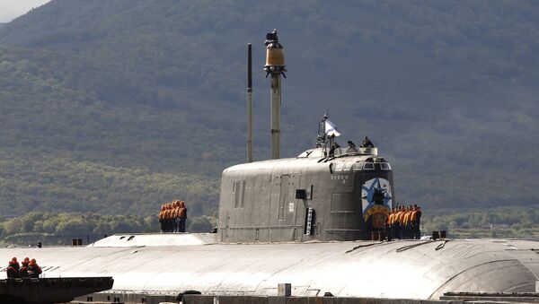 Submarino 949A Antey - Sputnik Brasil