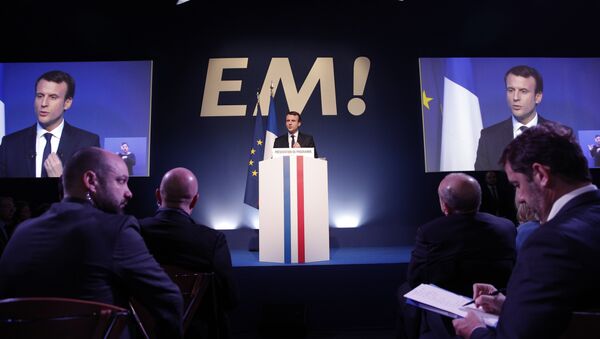 Emmanuel Macron, presidente da França pelo partido A República em Marcha - Sputnik Brasil