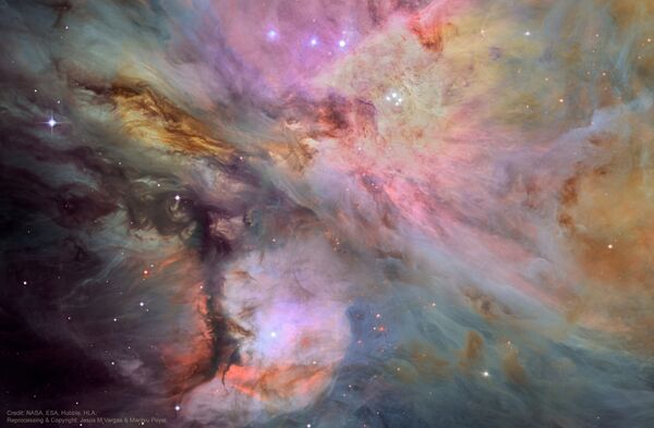 Poeira, gás e estrelas na nebulosa de Orion - Sputnik Brasil