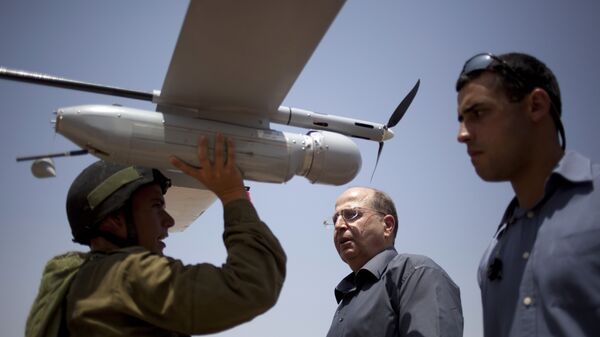 Drone israelense Skylark I (foto de arquivo) - Sputnik Brasil