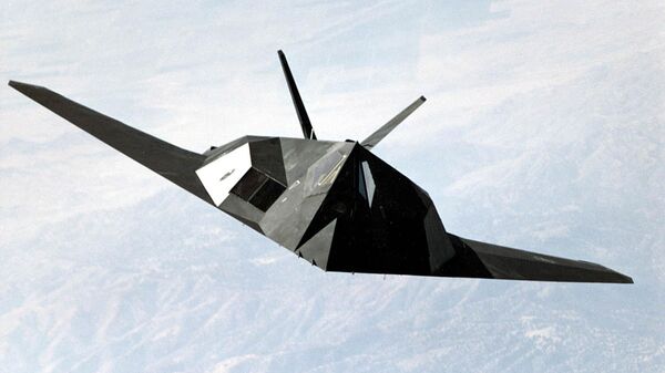 US Air Force shows an F-117 Nighthawk stealth fighter - Sputnik Brasil