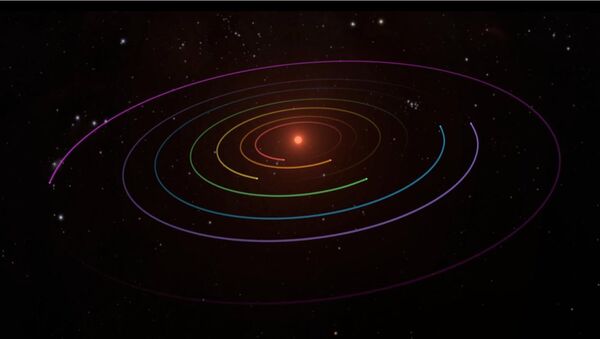 Imagem visualizada da estrela TRAPPIST-1 - Sputnik Brasil