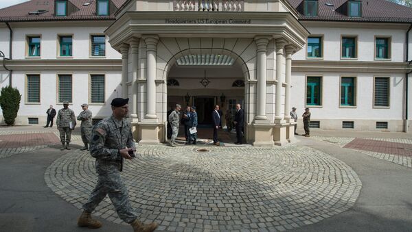 Patch Barracks, quartel-general do EUCOM em Stuttgart, Alemanha, 3 de maio de 2016 - Sputnik Brasil