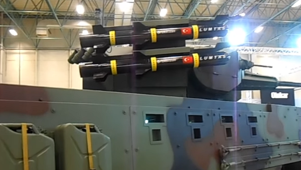 Míssil antitanque turco L-UTMAS - Sputnik Brasil