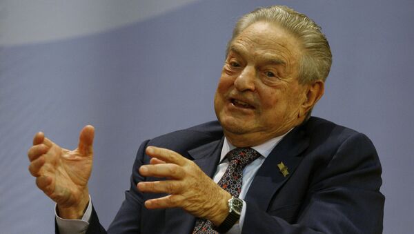 Billionaire financier George Soros - Sputnik Brasil