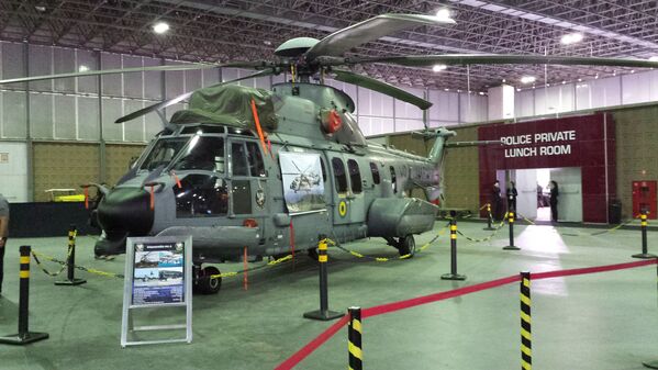 Helicóptero Super Cougar do 2º Esquadrão de Emprego Geral (HU-2) da Marinha do Brasil - Sputnik Brasil