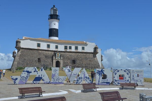 Forte de Santo Antônio da Barra (Farol da Barra), Salvador, Bahia - Sputnik Brasil