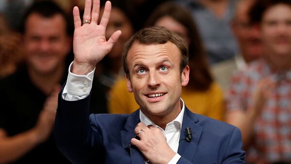 Candidato à presidência francesa Emmanuel Macron - Sputnik Brasil