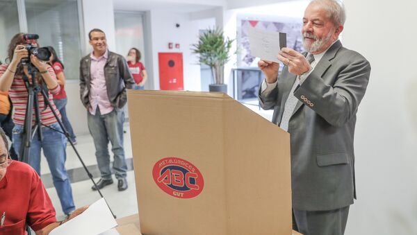 Lula fala na eleição do Sindicato dos Metalúrgicos do ABC - Sputnik Brasil