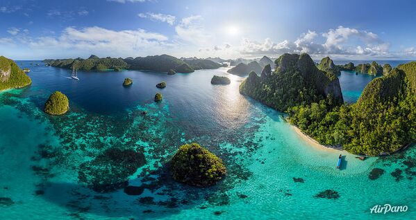 Ilha Vayag, no arquipélago de Raja Ampat, Indonésia - Sputnik Brasil