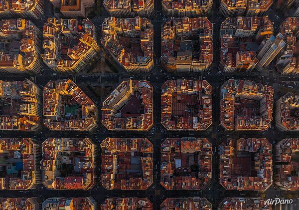 Vista aérea de Barcelona, Espanha - Sputnik Brasil