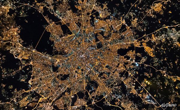Noite no centro de Moscou, Rússia - Sputnik Brasil