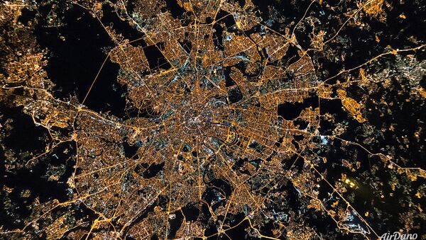 Noite no centro de Moscou, Rússia - Sputnik Brasil