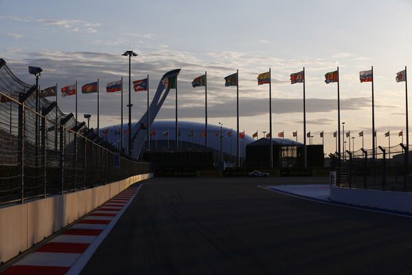 Preparativos do Grand Prix da Rússia de F1, em Sochi - Sputnik Brasil