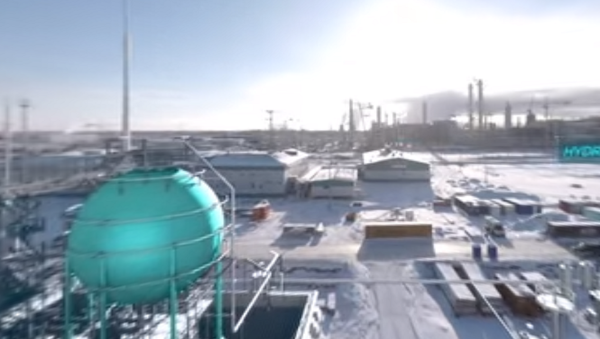 Construção de refinaria de petróleo na Sibéria - Sputnik Brasil