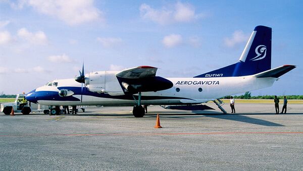 Nave An-26 perteneciente a Aerogaviota (archivo) - Sputnik Brasil