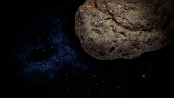 Un asteroide (ilustración) - Sputnik Brasil