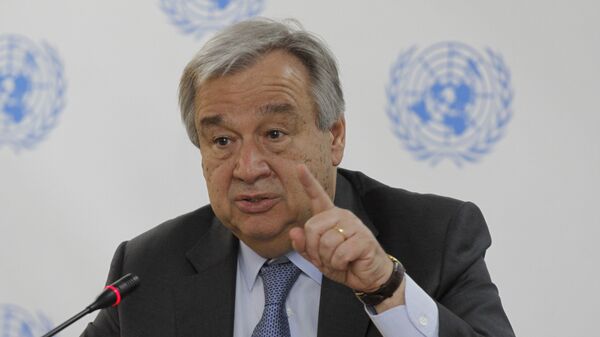 Secretário-geral da Organização das Nações Unidas (ONU), António Guterres - Sputnik Brasil