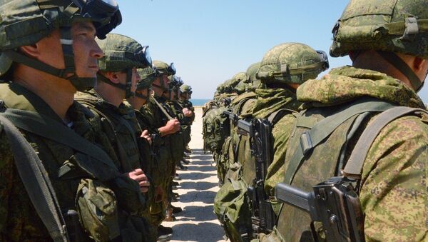 Marinheiros russos e sírios participam de exercícios militares conjuntos no porto sírio de Tartus - Sputnik Brasil