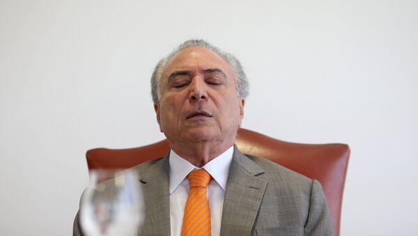 Michel Temer, presidente de Brasil - Sputnik Brasil