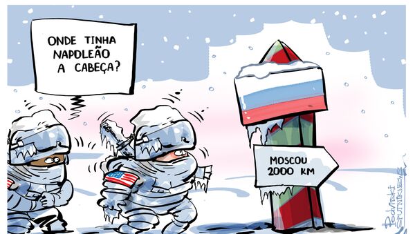 Soldados dos EUA conhecem 'frio infernal' russo - Sputnik Brasil