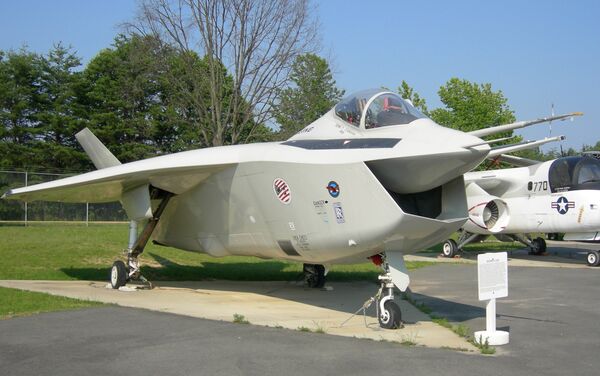 Protótipo do Boeing Joint Strike Fighter X-32B no Museu do Ar de Patuxent River - Sputnik Brasil