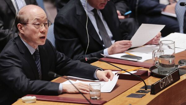 Постоянный представитель Китая при ООН Лю Цзеи - Sputnik Brasil