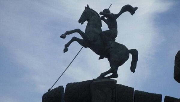 Estátua de São Jorge em Moscou - Sputnik Brasil