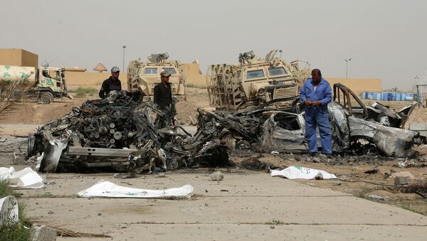 Explosão de carro-bomba no Iraque. - Sputnik Brasil