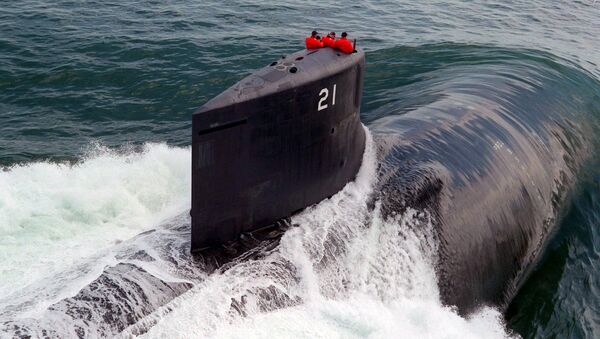 Submarino Seawolf da Marinha norte-americana, foto de arquivo - Sputnik Brasil
