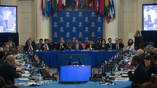 Chanceleres se reúnem na OEA para discutir crise venezuelana - Sputnik Brasil