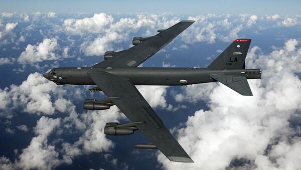 Bombardeiro estratégico B-52 da Força Aérea dos EUA - Sputnik Brasil