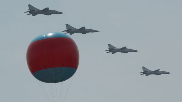 Aviões da Força Aérea norte-coreana no desfile militar do país, foto de arquivo - Sputnik Brasil