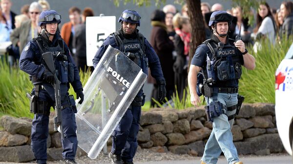 Polícia de Melbourne, Austrália  - Sputnik Brasil