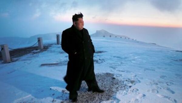 Líder norte-coreano, Kim Jong-Un. - Sputnik Brasil