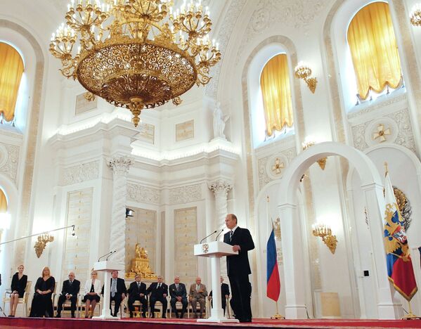 Vladimir Putin apresenta Prêmios Nacionais - Sputnik Brasil