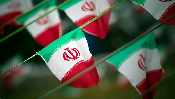 Bandeira nacional do Irã - Sputnik Brasil
