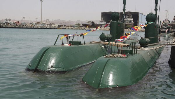 Submarino iraniano da classe Ghadir (foto de arquivo) - Sputnik Brasil