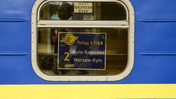 Trem Kiev-Varsóvia - Sputnik Brasil