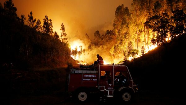 Incêndio em Pedrógão Grande, parte central de Portugal, 18 de junho de 2017 - Sputnik Brasil