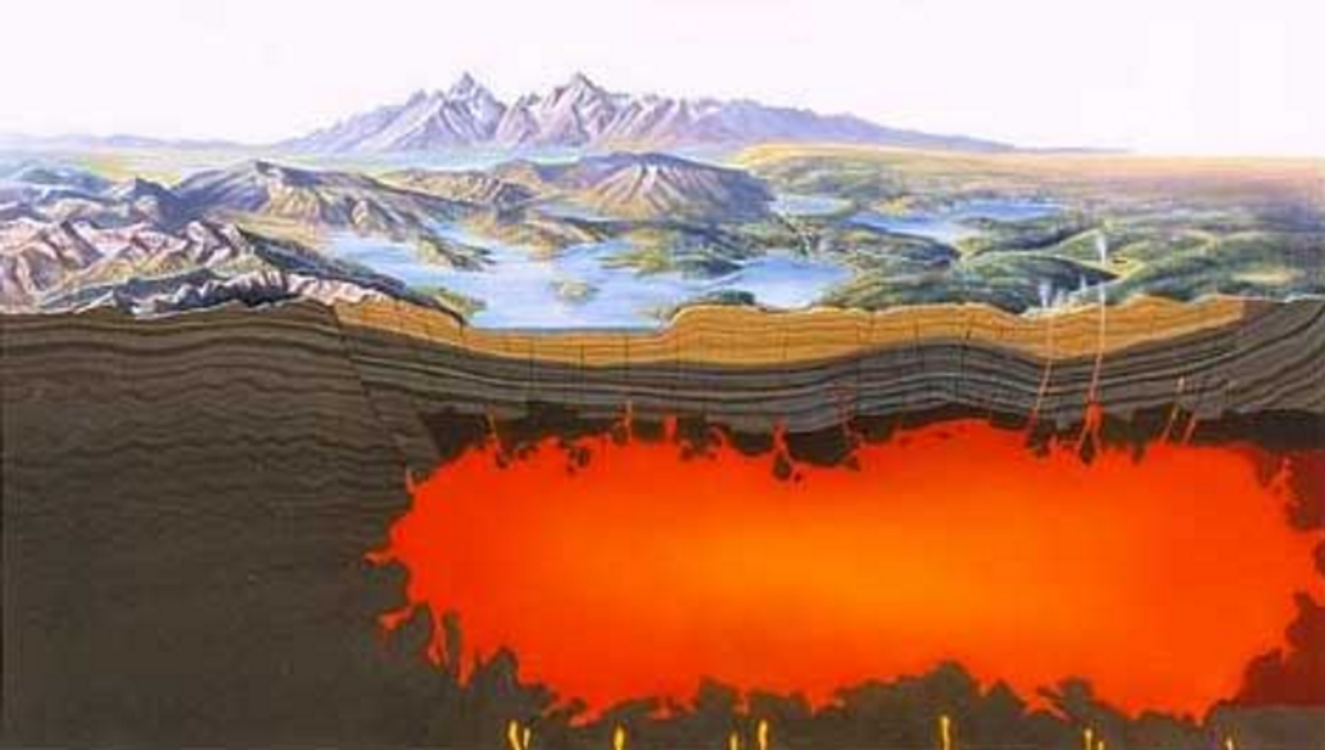 Erupção de supervulcão Yellowstone nos EUA pode cobrir continente com cinzas, diz especialista - Sputnik Brasil, 1920, 21.05.2021