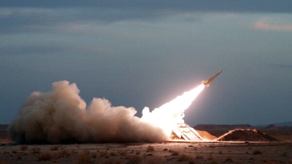 Lançamento de míssil realizado pelo Irã, foto de arquivo - Sputnik Brasil