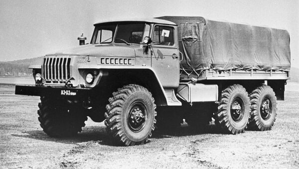 Ural 4320, caminhão soviético, foto de arquivo - Sputnik Brasil