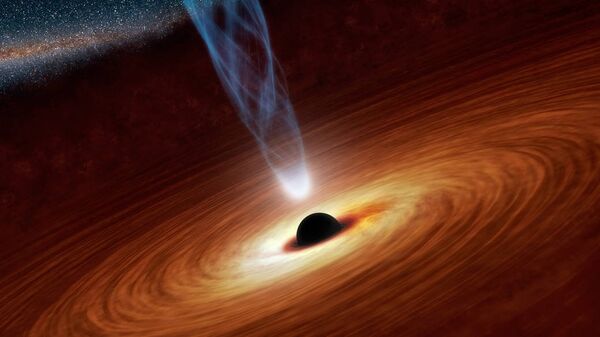 Regiões ao redor de buracos negros supermassivos brilhando em raios X - Sputnik Brasil
