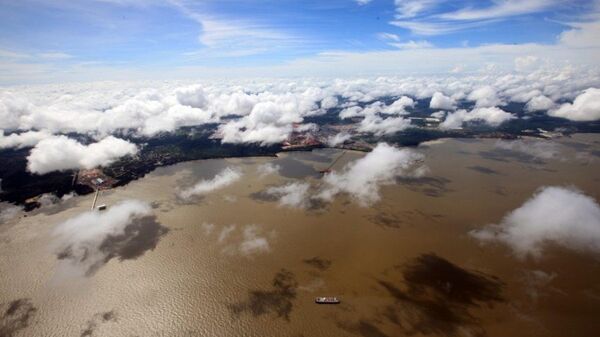 Área coberta por água na cidade de Barcarena, no interior do Pará - Sputnik Brasil