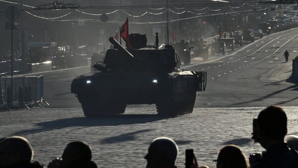 T-14 Armata participa dos ensaios da Parada da Vitória na Praça Vermelha em Moscou - Sputnik Brasil